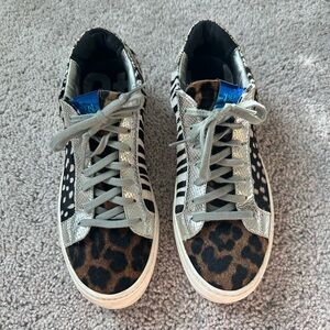 P448 Multi Animal Print Sneakers